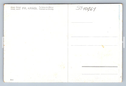 Pohlednice AKAD. MALÍŘ - FR. KRÁGL POHLED NA OKUKY (ST10861)