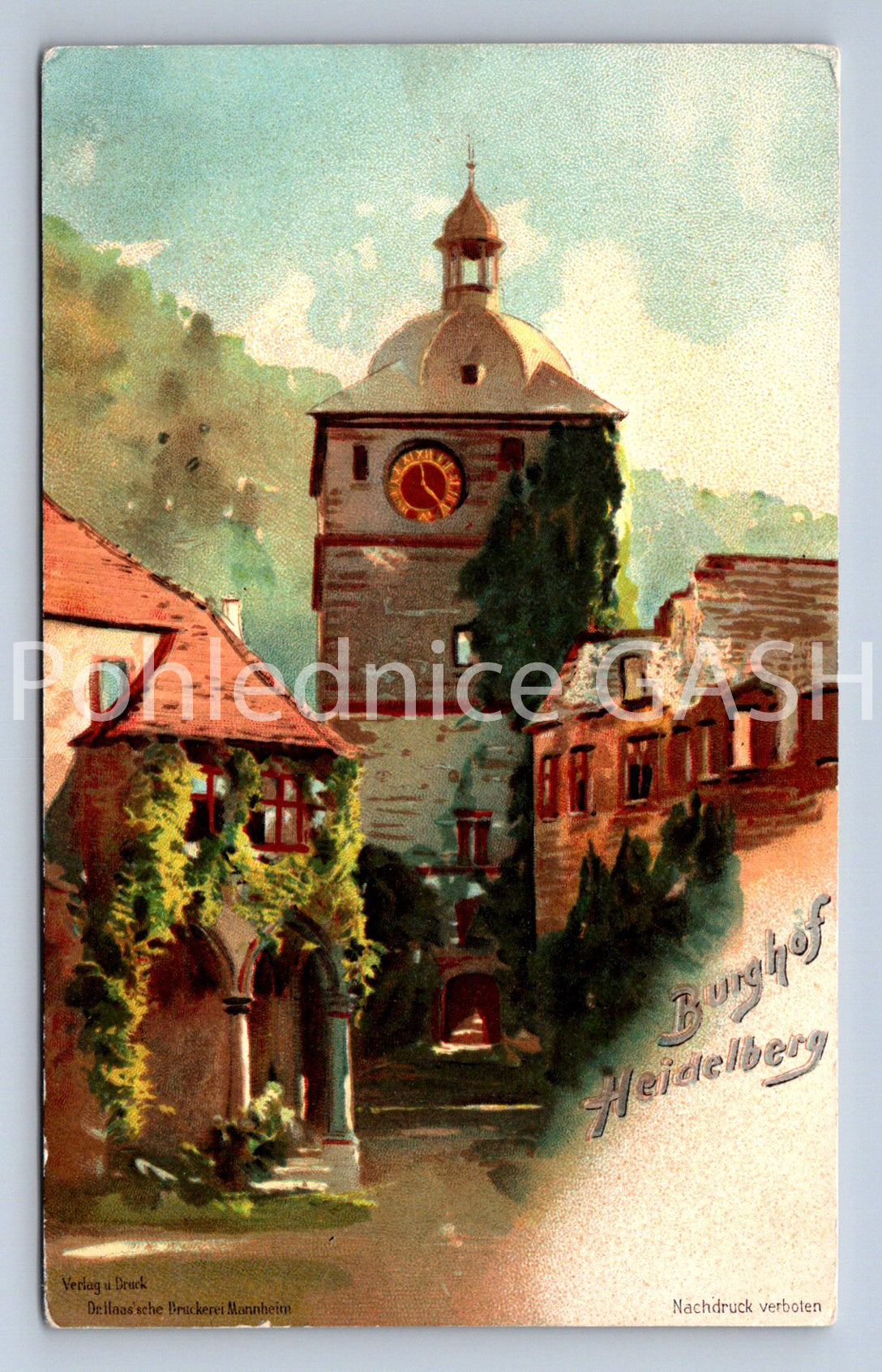 Pohlednice BURGHOF HEIDELBERG (ST10890)