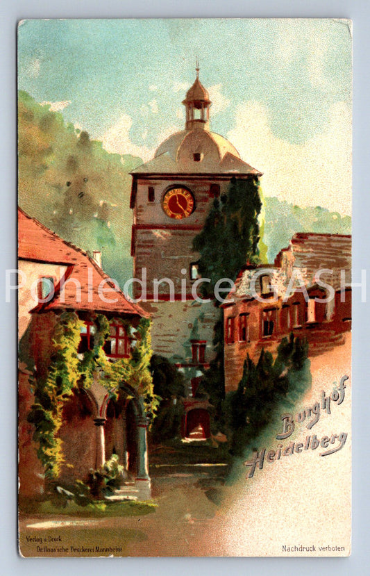 Pohlednice BURGHOF HEIDELBERG (ST10890)