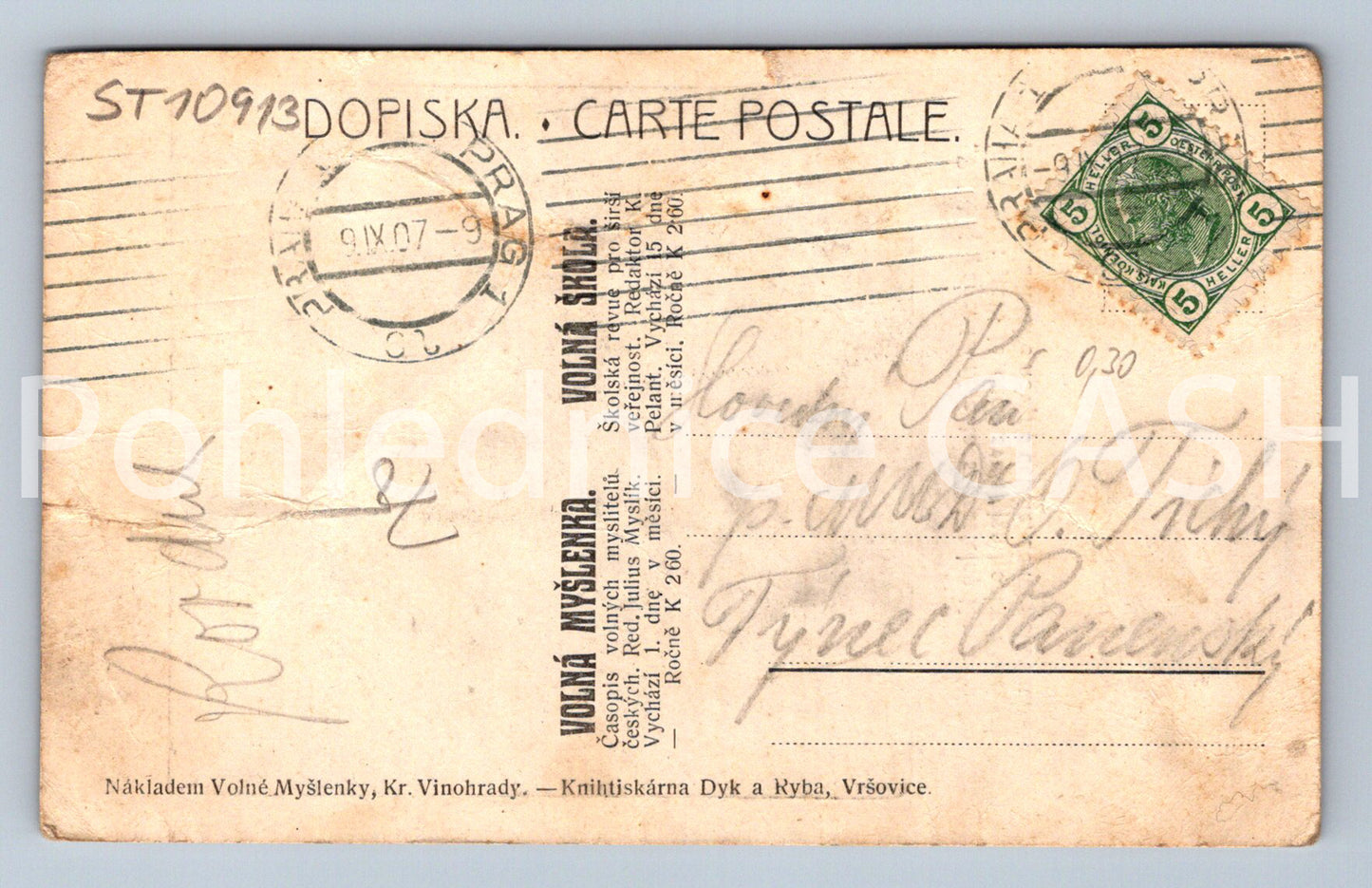 Pohlednice VELEBNÝ PANE ŘEKNĚTE TO... (ST10913)