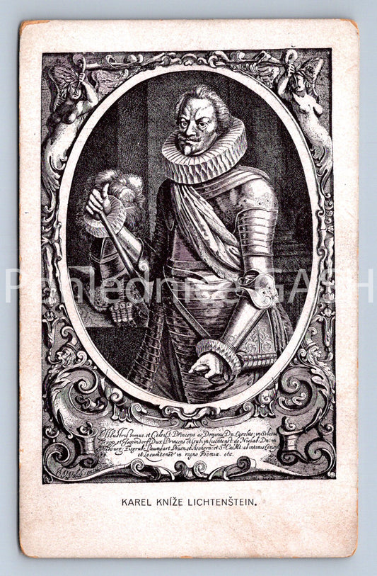Pohlednice KAREL KNÍŽE LICHTENŠTEIN (ST10931)