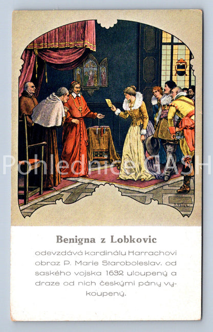 Pohlednice BENIGNA Z LOBKOVIC (ST10936)
