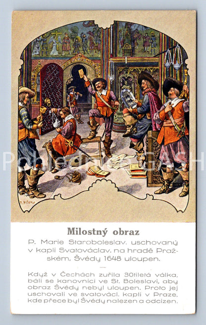 Pohlednice MILOSTNÝ OBRAZ (ST10939)