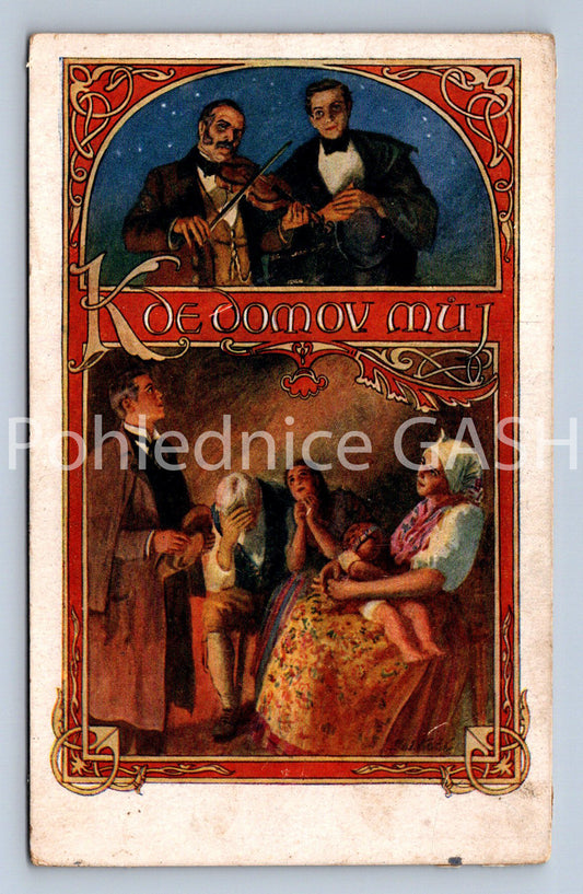 Pohlednice KDE DOMOV MŮJ (ST10952)