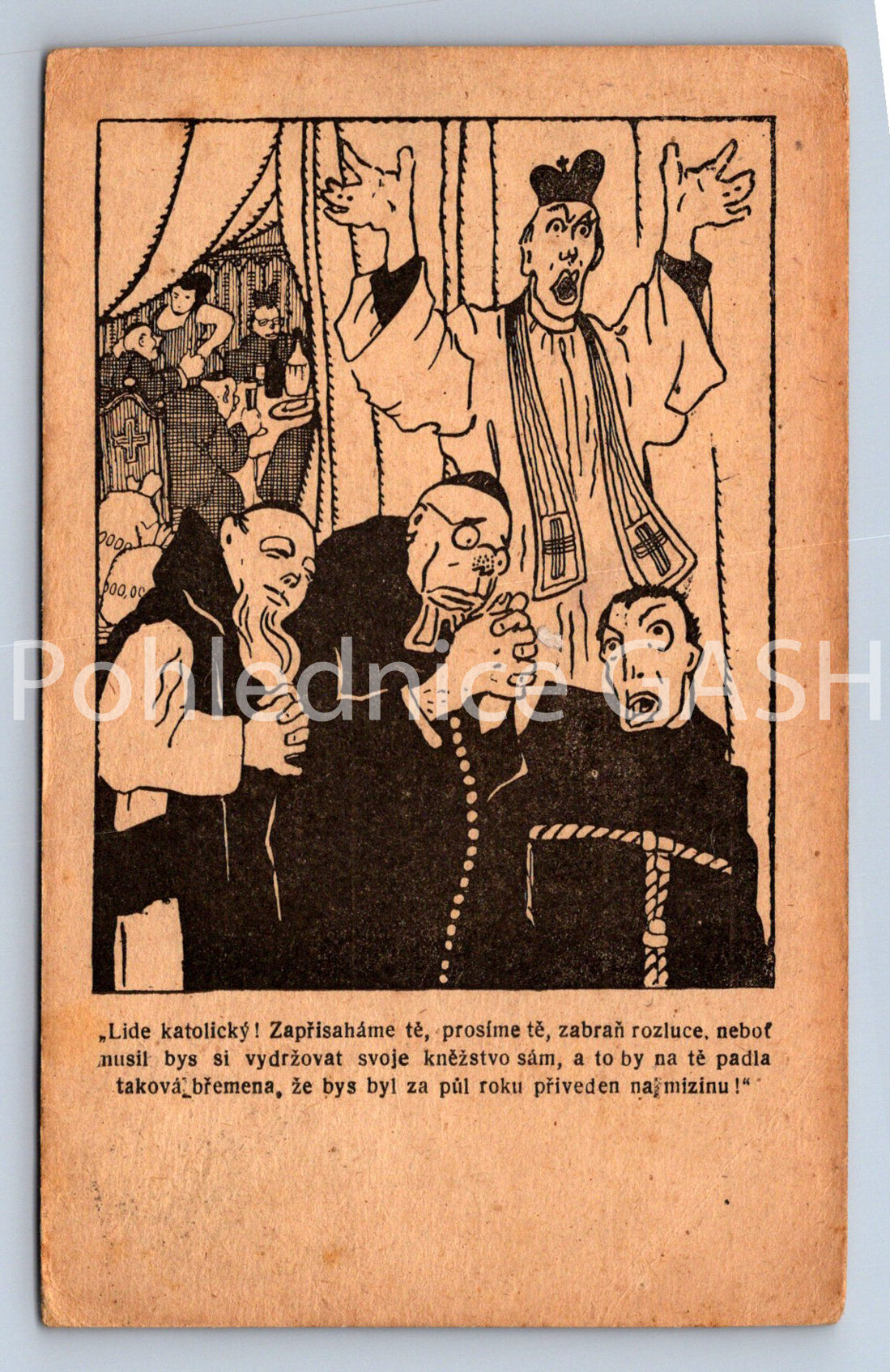 Pohlednice VŠE PRO ODLUKU CÍRKVE OD STÁTU! (ST10970)