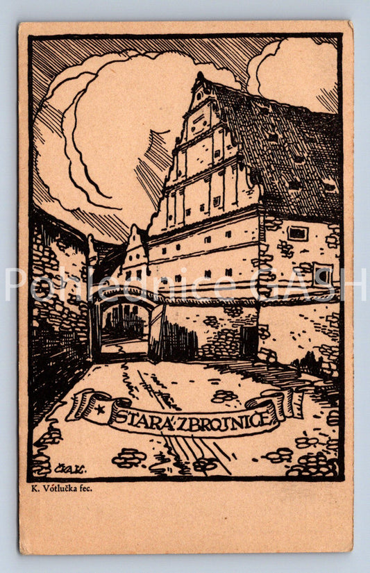 Pohlednice K. VOLTUČKA - STARÁ ZBROJNICE (ST10982)