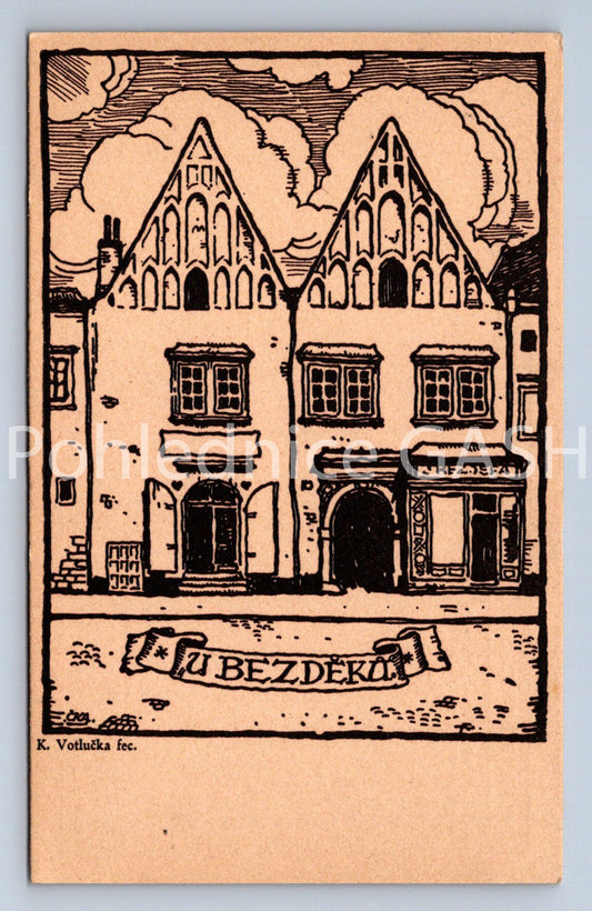 Pohlednice K. VOLTUČKA - U BEZDĚKŮ (ST10984)