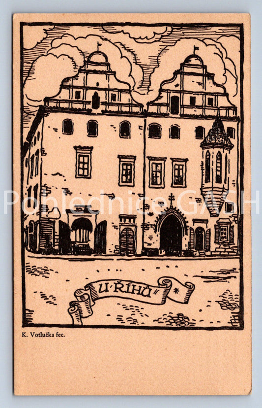 Pohlednice K. VOLTUČKA - U ŘÍHŮ (ST10985)