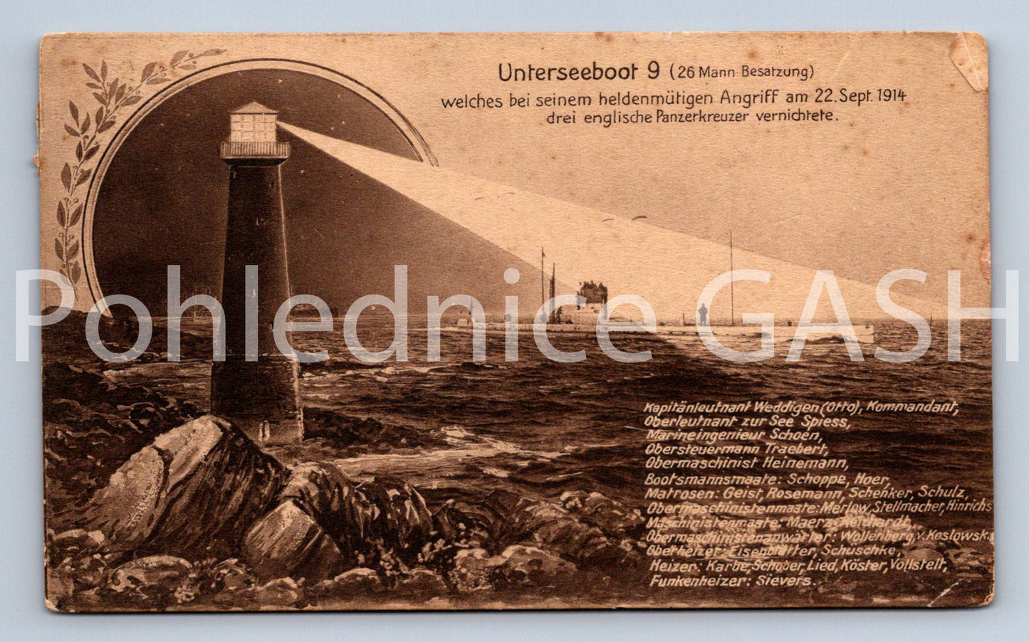 Pohlednice UNTERSEEBOOT 9 (ST10998)