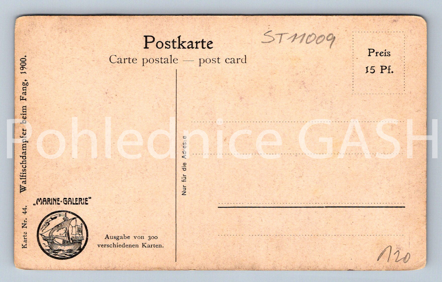 Pohlednice PARNÍK (ST11009)