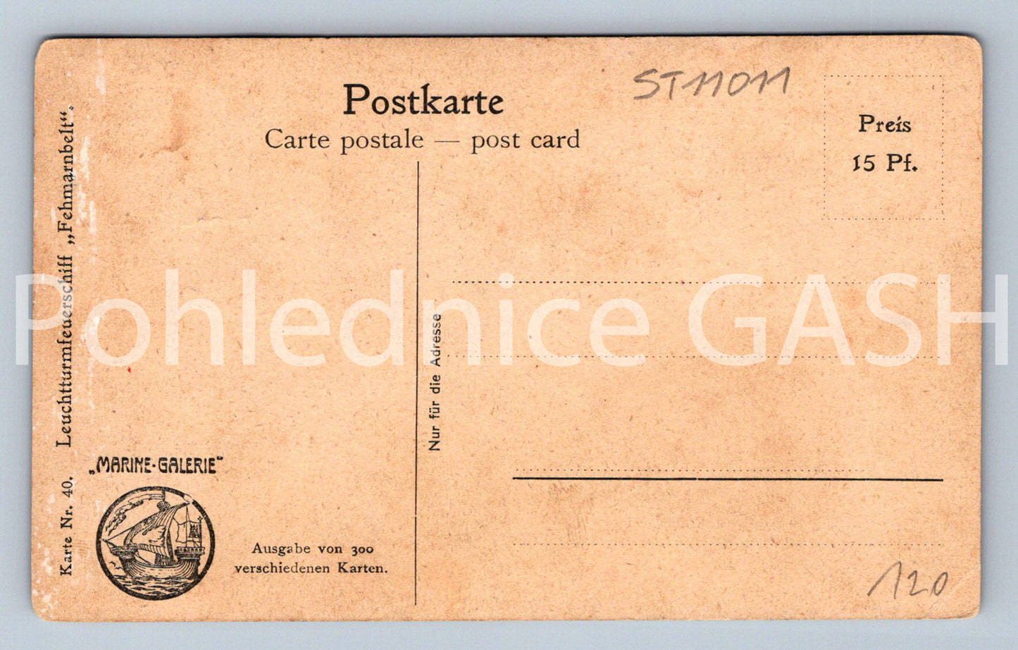 Pohlednice PARNÍK (ST11011)