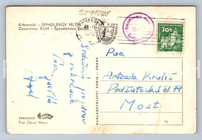 Pohlednice KRKONOŠE - ŠPINDERŮV MLÝN (ST11028)