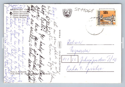 Pohlednice KRKONOŠE - ČERNÝ DŮL (ST11068)