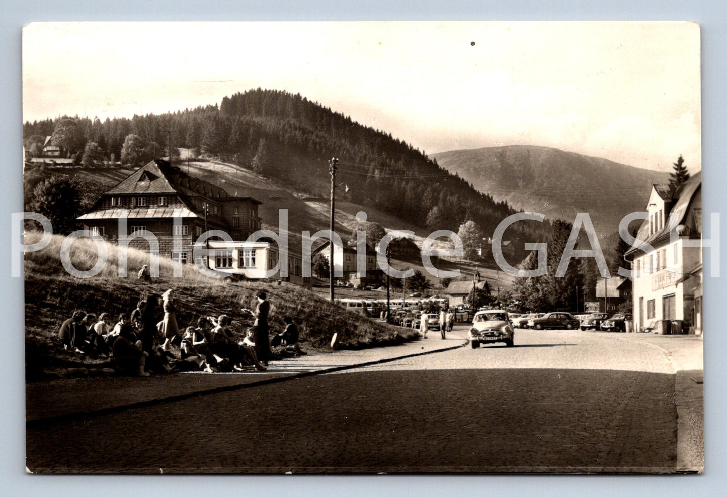 Pohlednice KRKONOŠE - PEC POD SNĚŽKOU (ST11096)