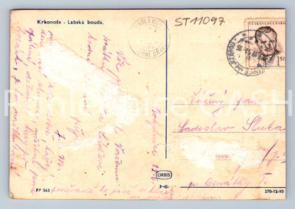 Pohlednice KRKONOŠE - LABSKÁ BOUDA (ST11097)