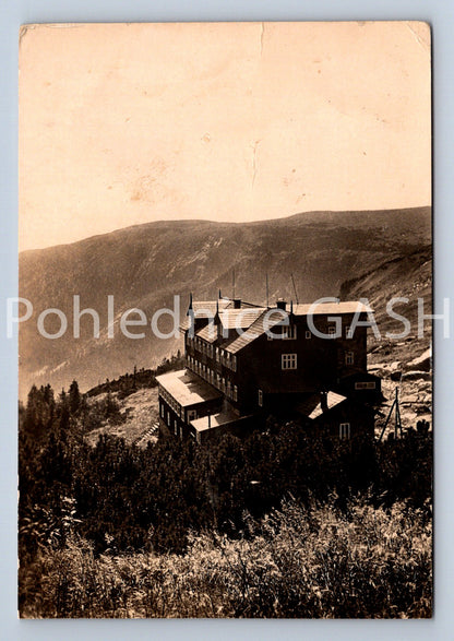 Pohlednice KRKONOŠE - LABSKÁ BOUDA (ST11097)