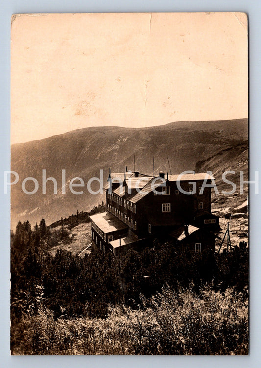 Pohlednice KRKONOŠE - LABSKÁ BOUDA (ST11097)