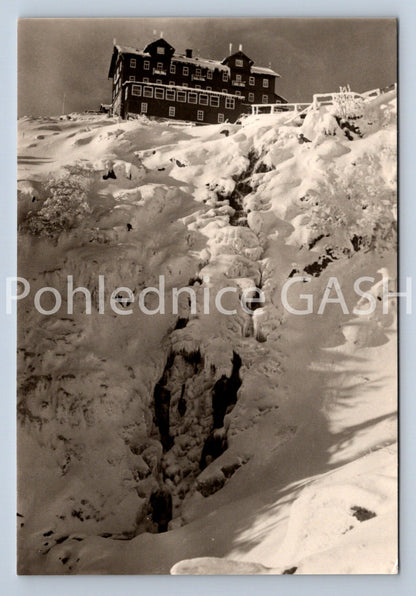 Pohlednice KRKONOŠE - LUČNÍ BOUDA (ST11129)