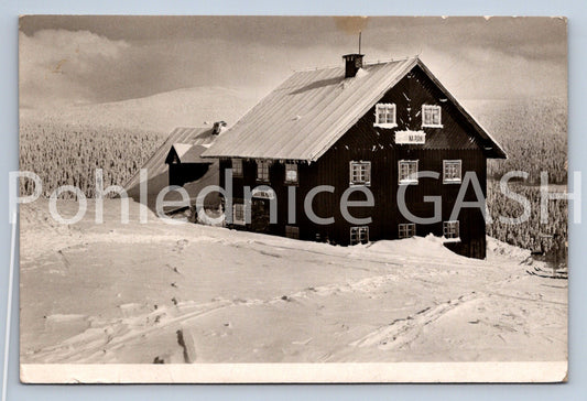 Pohlednice KRKONOŠE - CHATA NA PLÁNI (ST11131)