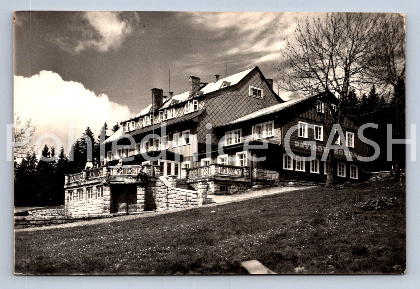 Pohlednice KRKONOŠE - DAVIDOVA BOUDA (ST11145)
