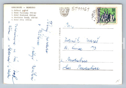 Pohlednice KRKONOŠE - BENECKO - KOLÁŽ (ST11161)