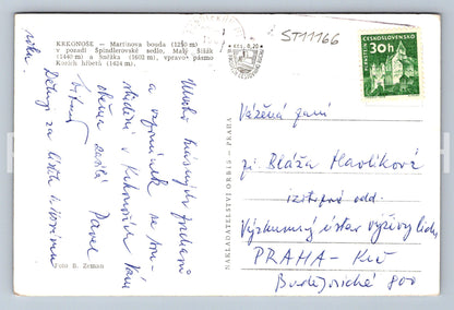 Pohlednice KRKONOŠE MARTINOVA BOUDA (ST11166)