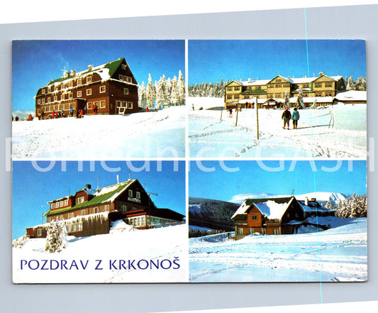Pohlednice POZDRAV Z KRKONOŠ - KOLÁŽ (ST11270)