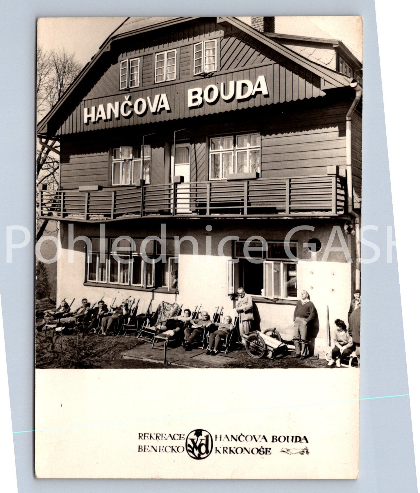Pohlednice KRKONOŠE - HANČOVA BOUDA (ST11271)