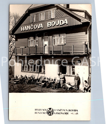 Pohlednice KRKONOŠE - HANČOVA BOUDA (ST11271)