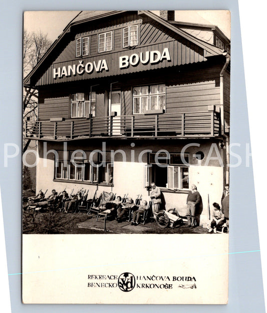 Pohlednice KRKONOŠE - HANČOVA BOUDA (ST11271)