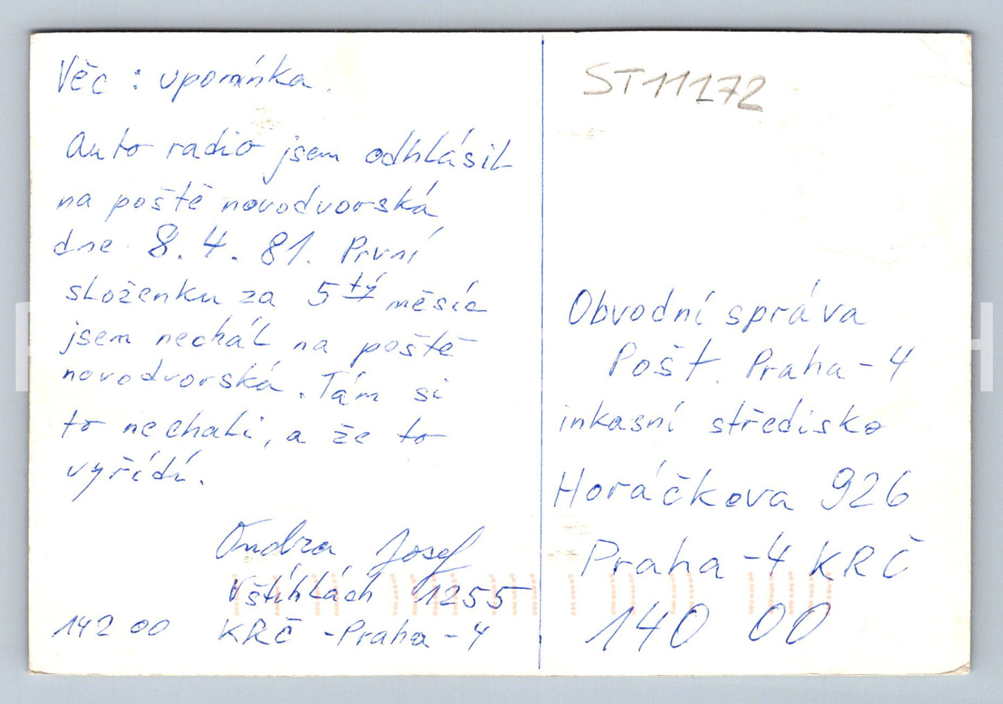 Pohlednice KRKONOŠE - BOUDA SNĚŽENKA (ST11272)