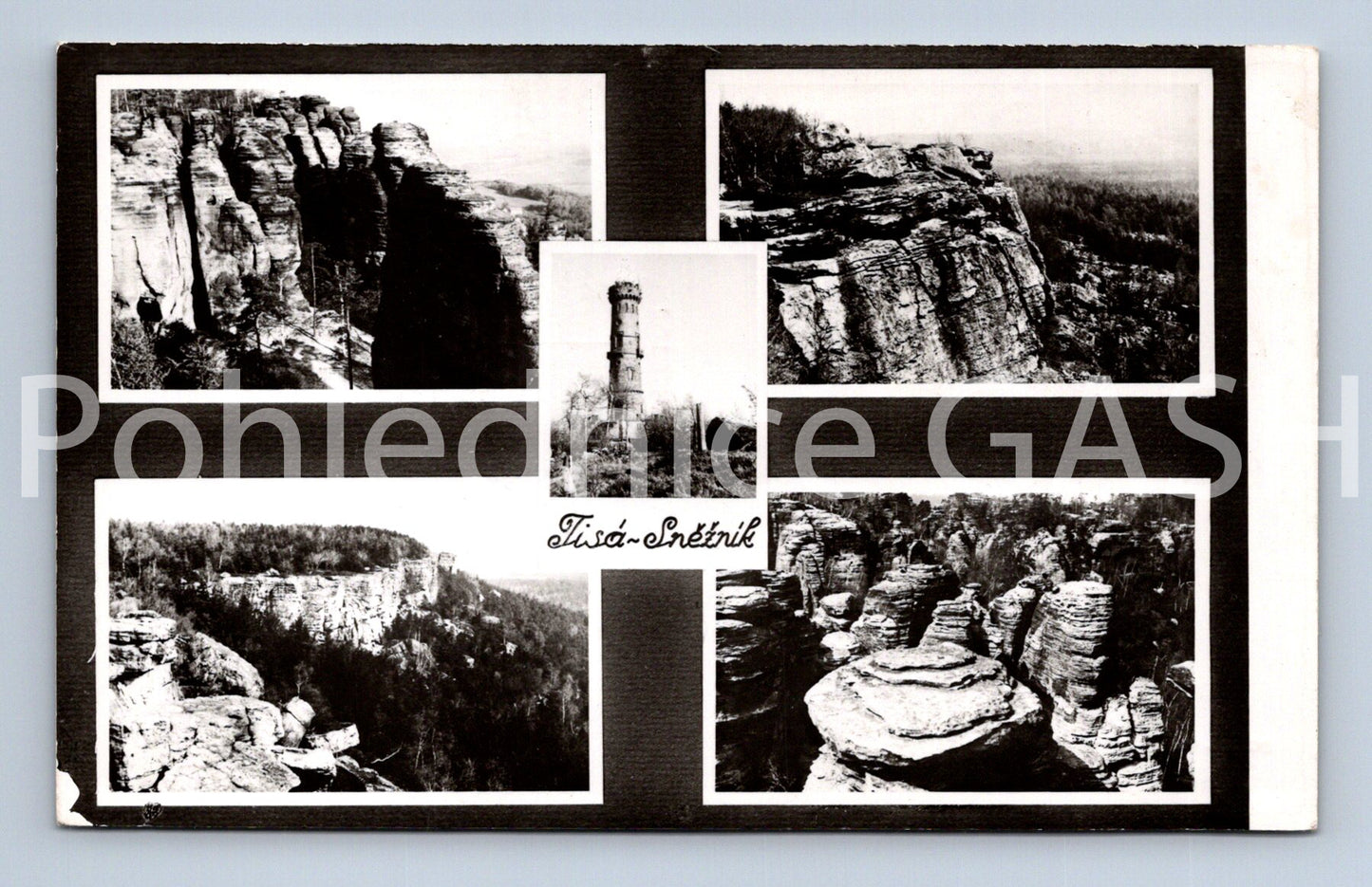 Pohlednice TISÁ - SNĚŽNÍK - KOLÁŽ (ST8760)