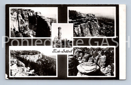 Pohlednice TISÁ - SNĚŽNÍK - KOLÁŽ (ST8760)