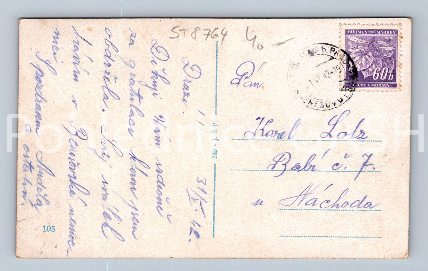 Pohlednice BENEŠOV - KOLÁŽ (ST8764)