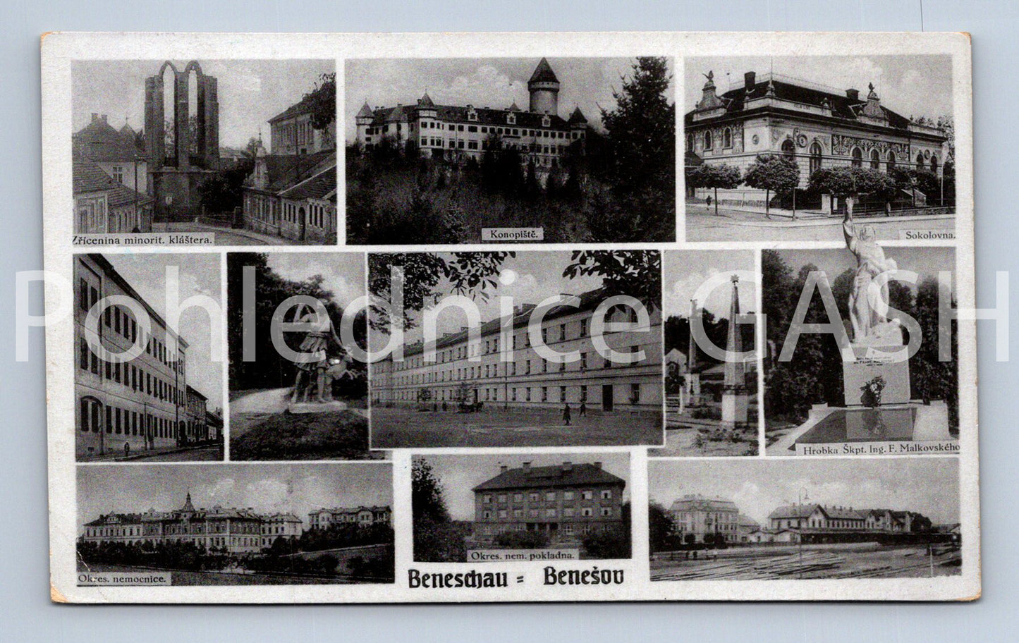 Pohlednice BENEŠOV - KOLÁŽ (ST8764)