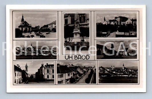 Pohlednice UHERSKÝ BROD - KOLÁŽ (ST8765)