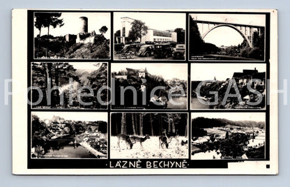 Pohlednice LÁZNĚ BECHYNĚ - KOLÁŽ (ST8766)