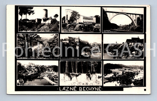 Pohlednice LÁZNĚ BECHYNĚ - KOLÁŽ (ST8766)