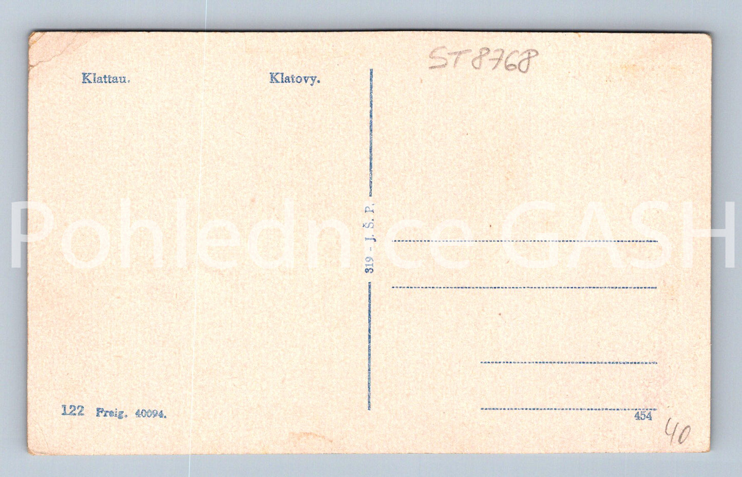 Pohlednice KLATOVY - KOLÁŽ (ST8768)