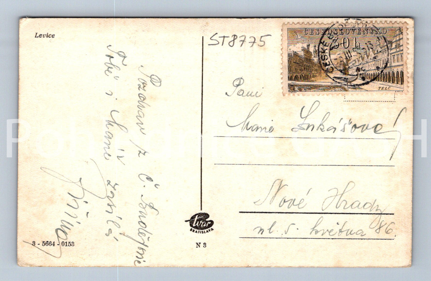 Pohlednice LEVICE (ST8775)