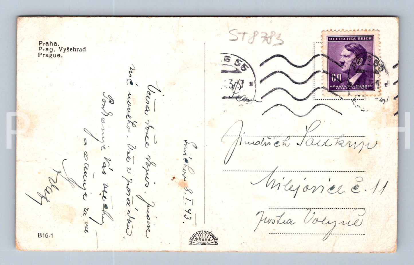 Pohlednice PRAHA - VYŠEHRAD (ST8783)