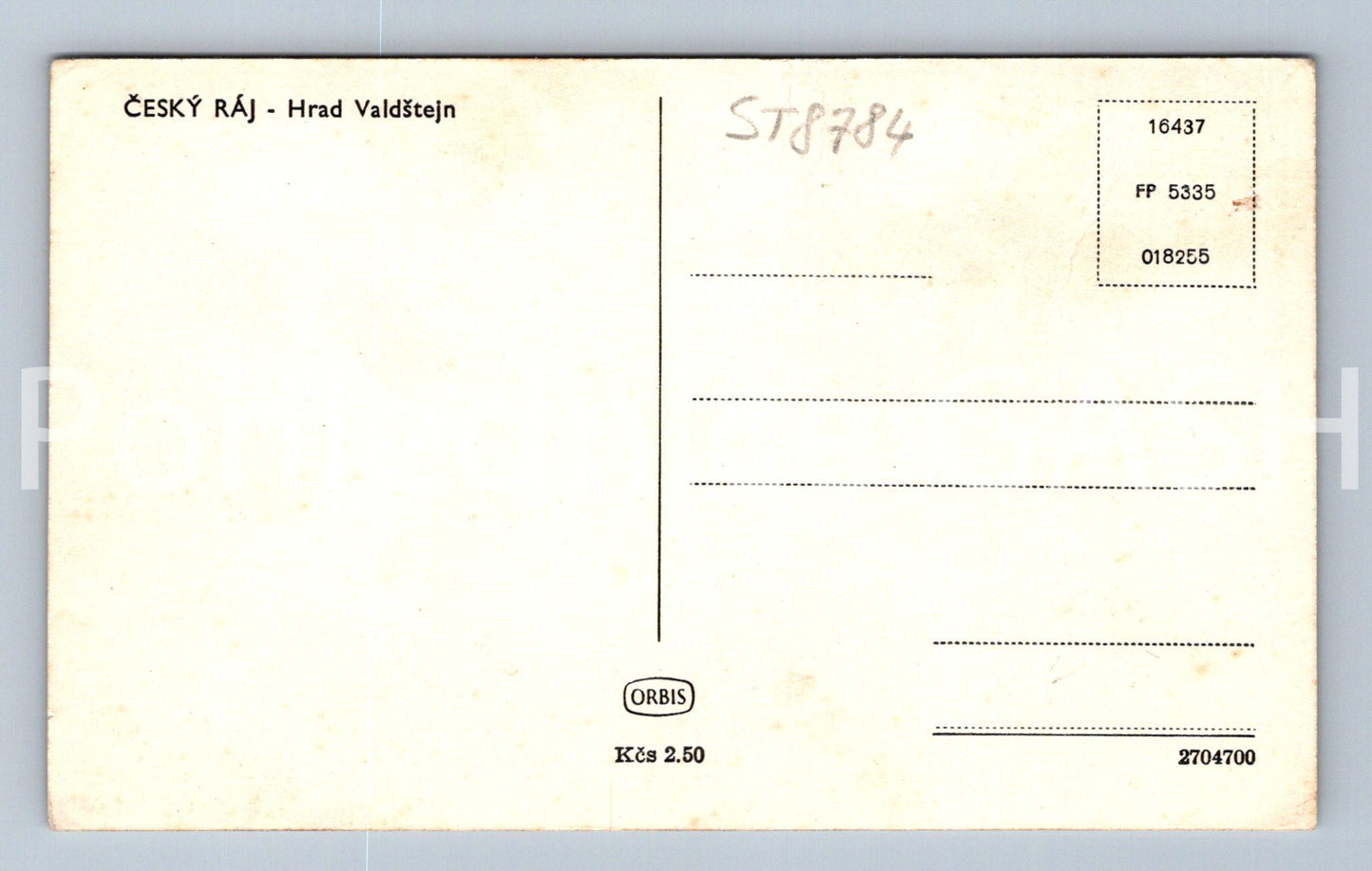 Pohlednice ČESKÝ RÁJ - HRAD VALDŠTEJN (ST8784)