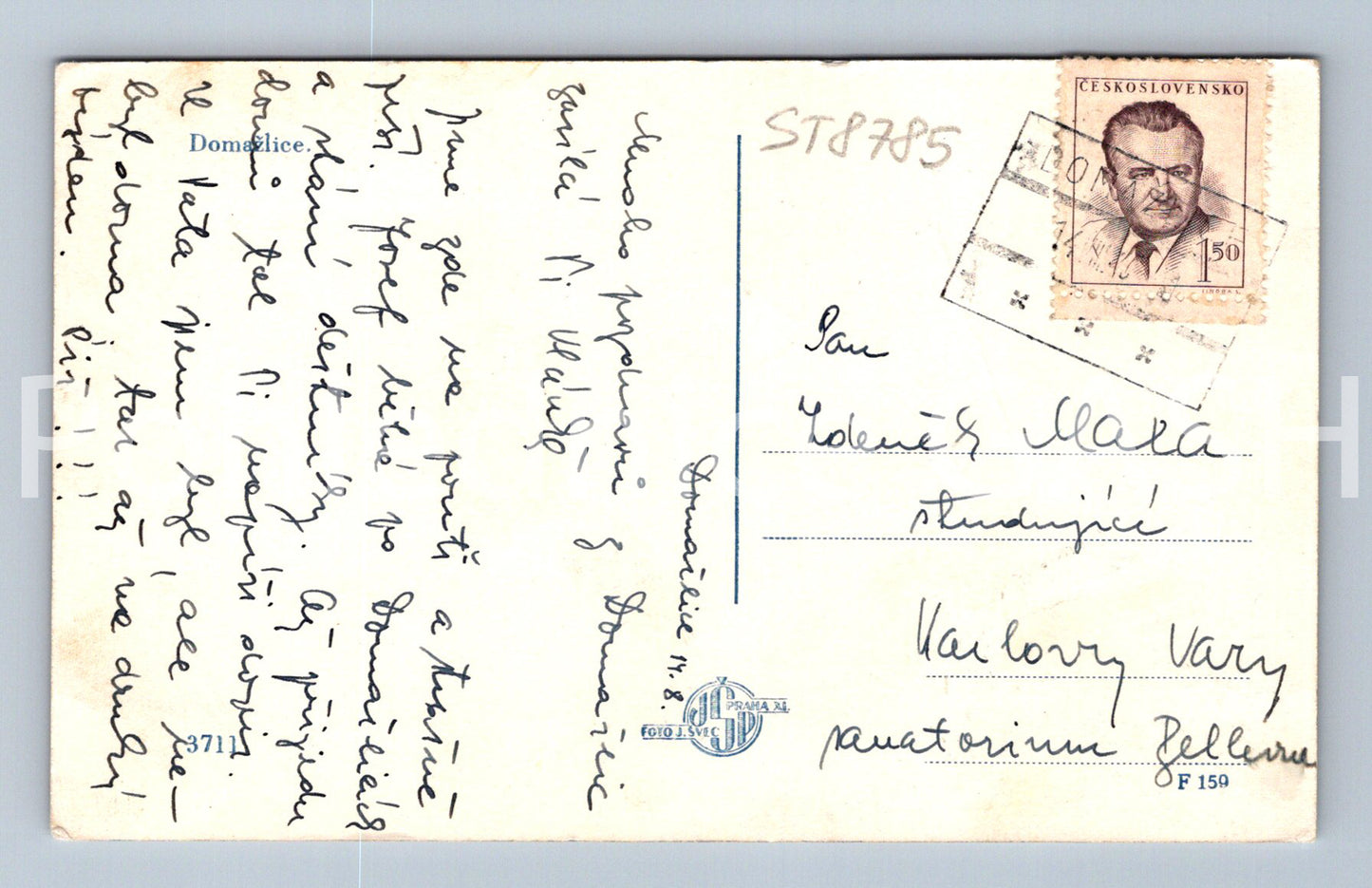 Pohlednice DOMAŽLICE (ST8785)