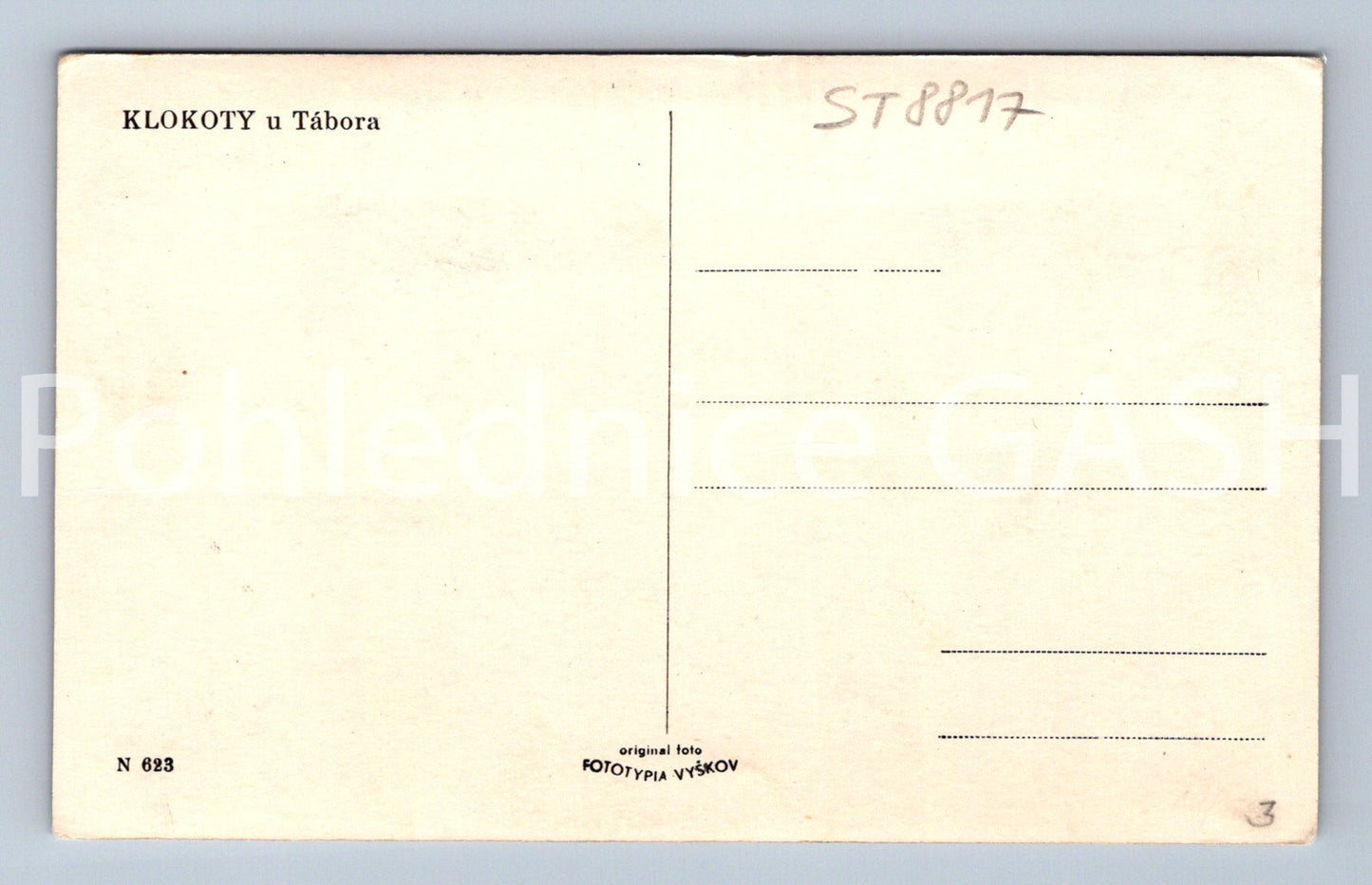 Pohlednice KLOKOTY U TÁBORA (ST8817)