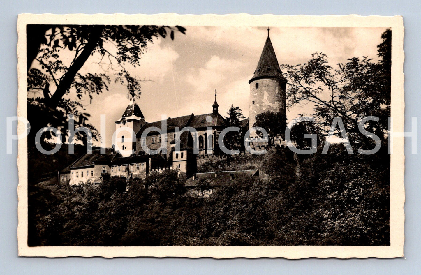 Pohlednice HRAD KŘIVOKLÁT (ST8823)