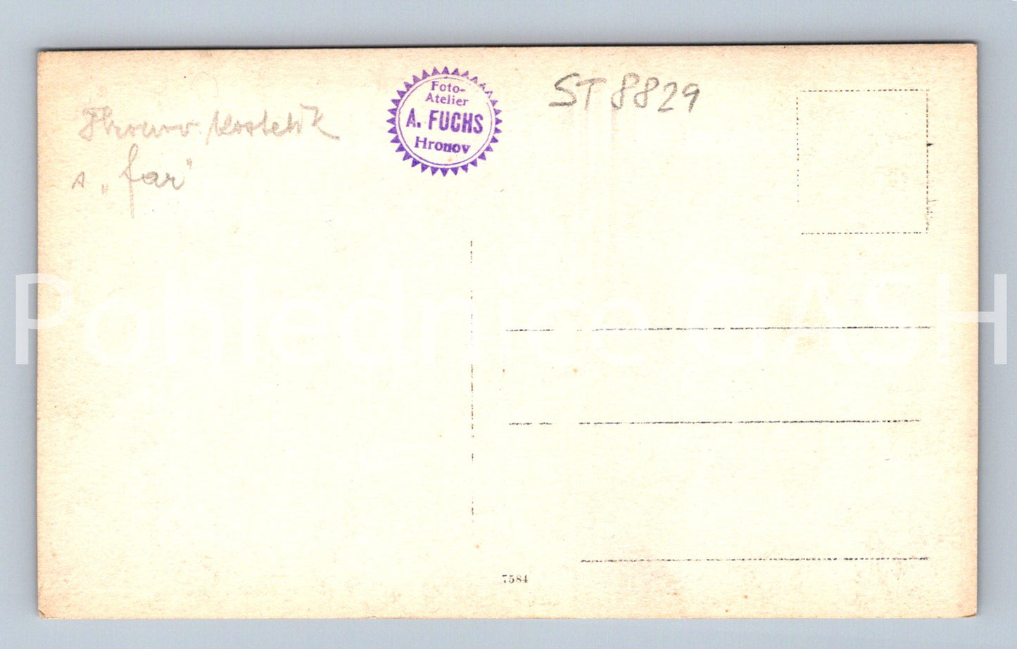 Postcard HRONOV (ST8829)