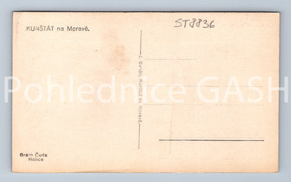 Pohlednice SOCHA T.G. MASARYKA BLANICKÝCH RYTÍŘŮ V KUNŠTÁTĚ (ST8836)