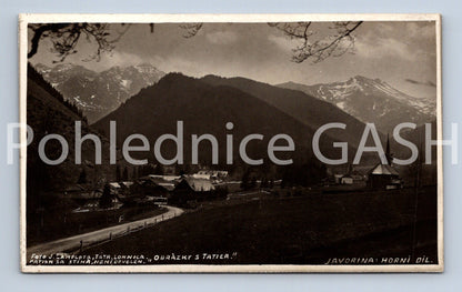 Pohlednice JAVORINA - HORNÍ OIL (ST8838)