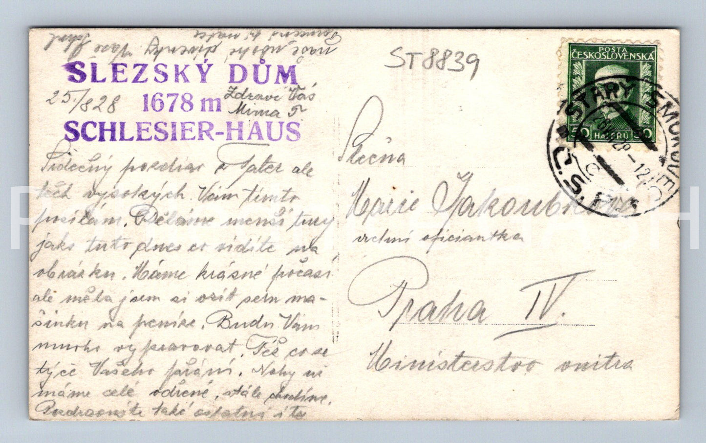 Pohlednice SLEZKÝ DŮM PODGERLACHEM (ST8839)