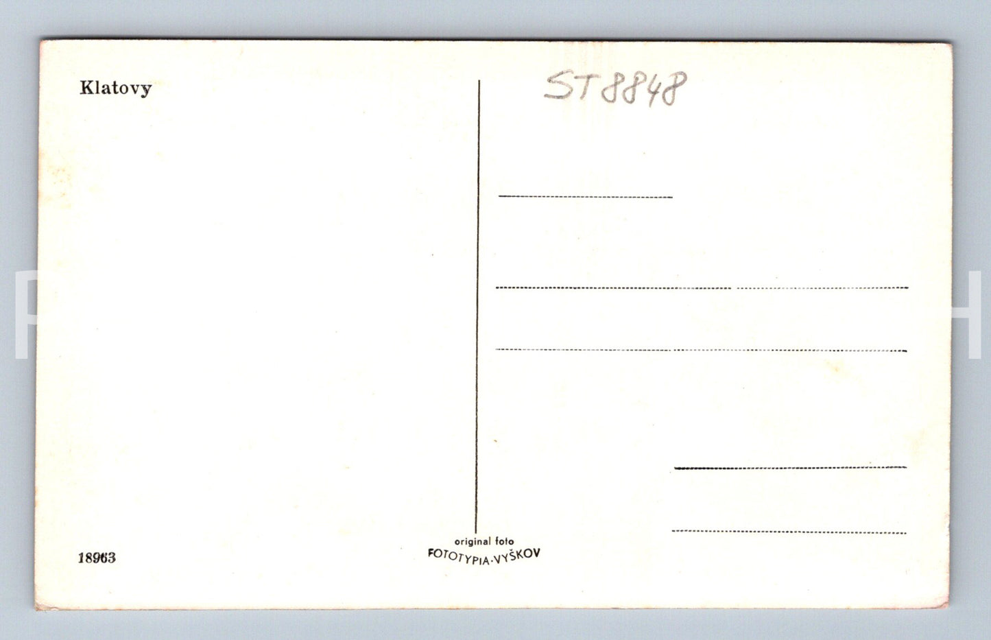 Pohlednice KLATOVY (ST8848)
